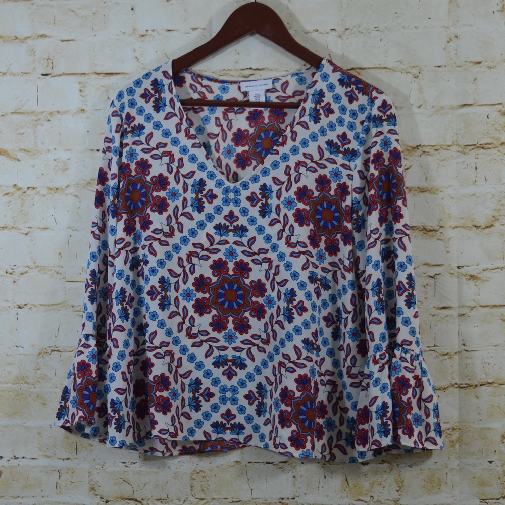 Adrienne Vittadini  Top Bell Cuffs